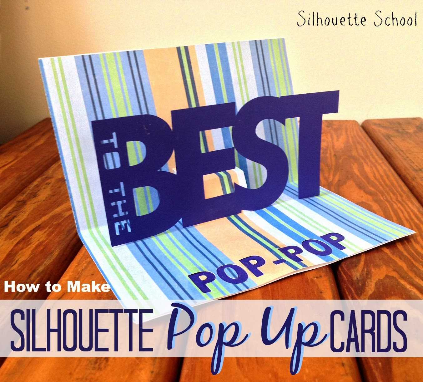 Basic Silhouette Pop Up Card Tutorial (Free .studio Pop Up Regarding Silhouette Cameo Card Templates