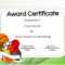 Basketball Certificates With Regard To Sports Award Certificate Template Word