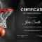 Basketball Participation Certificate Template Pertaining To Basketball Certificate Template