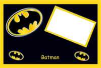 Batman Birthday: Free Printable Cards Or Invitations. - Oh intended for Batman Birthday Card Template