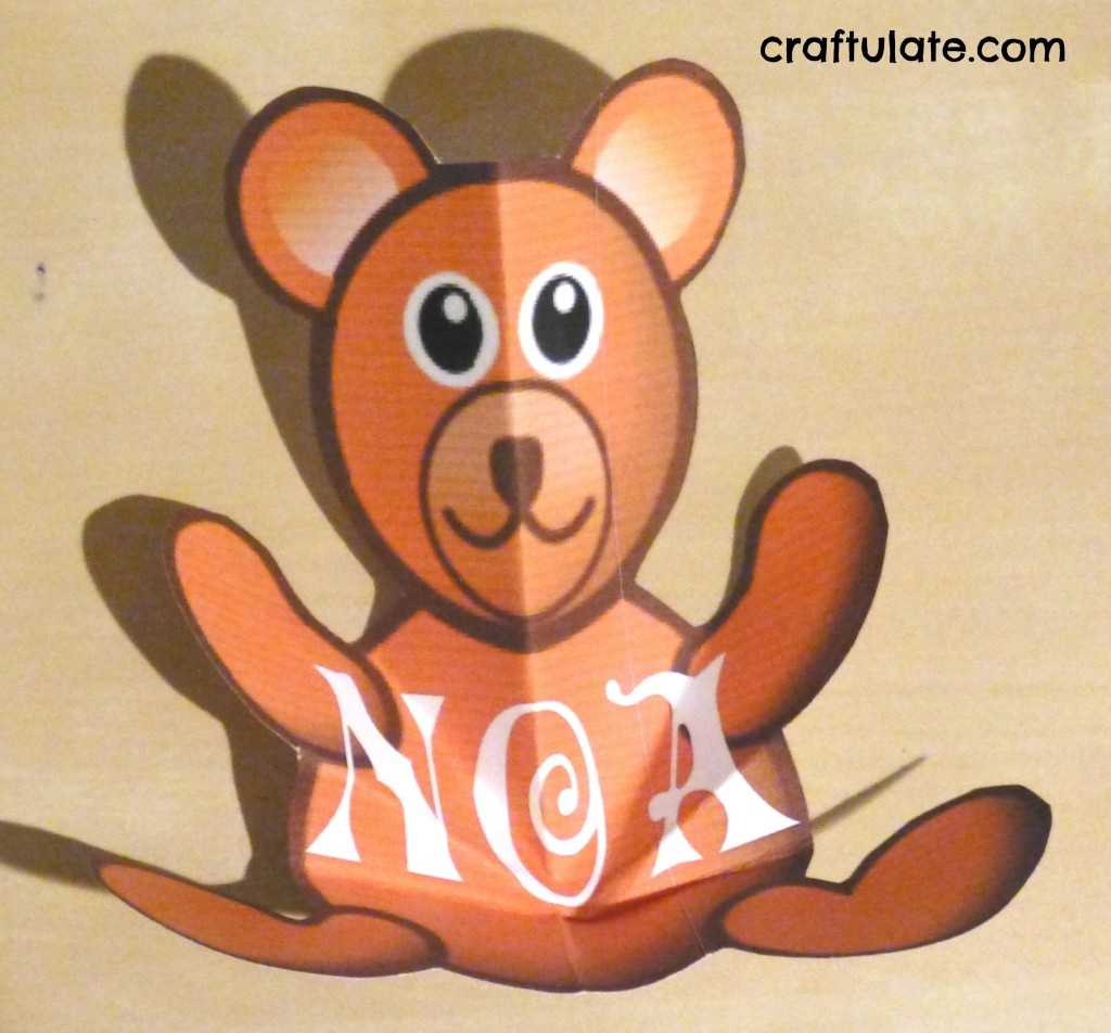 Bear Pop Up Card Tutorial – Craftulate With Regard To Teddy Bear Pop Up Card Template Free