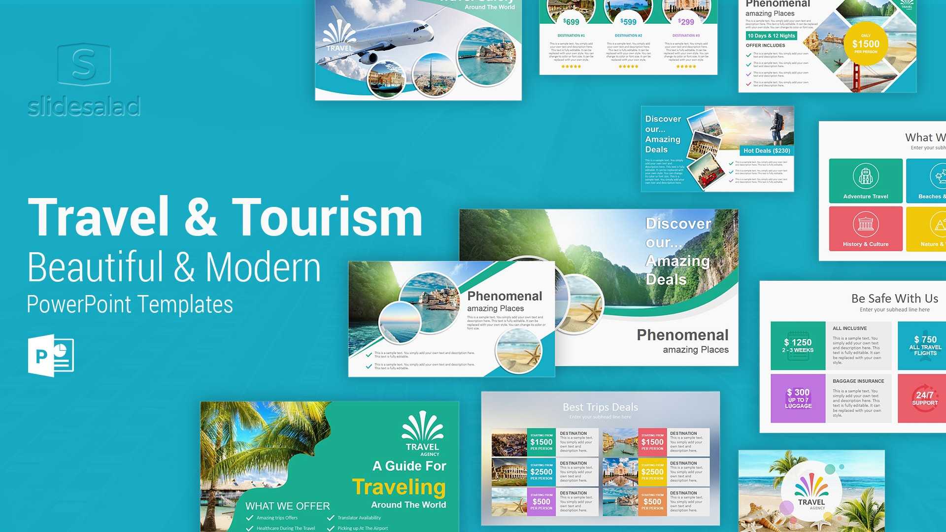 Best Modern Powerpoint Templates For 2020 – Slidesalad In Tourism Powerpoint Template