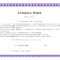 Best Work Experience Certificate Letter Template With Purple With Certificate Of Experience Template