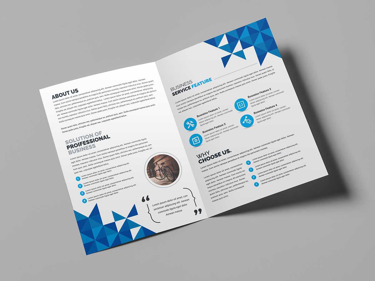 Bi Fold Brochure Template - Milas.westernscandinavia In 2 Fold Brochure Template Free