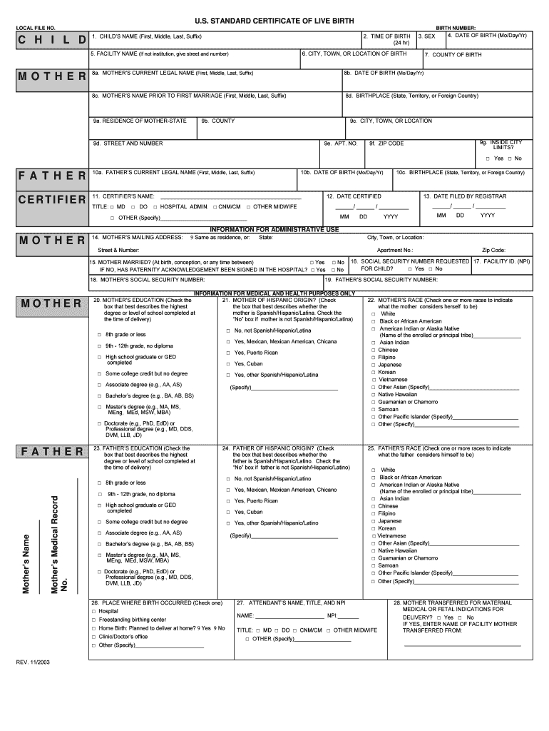 Birth Certificate Maker – Fill Online, Printable, Fillable In Editable Birth Certificate Template