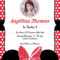 Birthday Minnie Mouse Invitation Card Template Intended For Minnie Mouse Card Templates