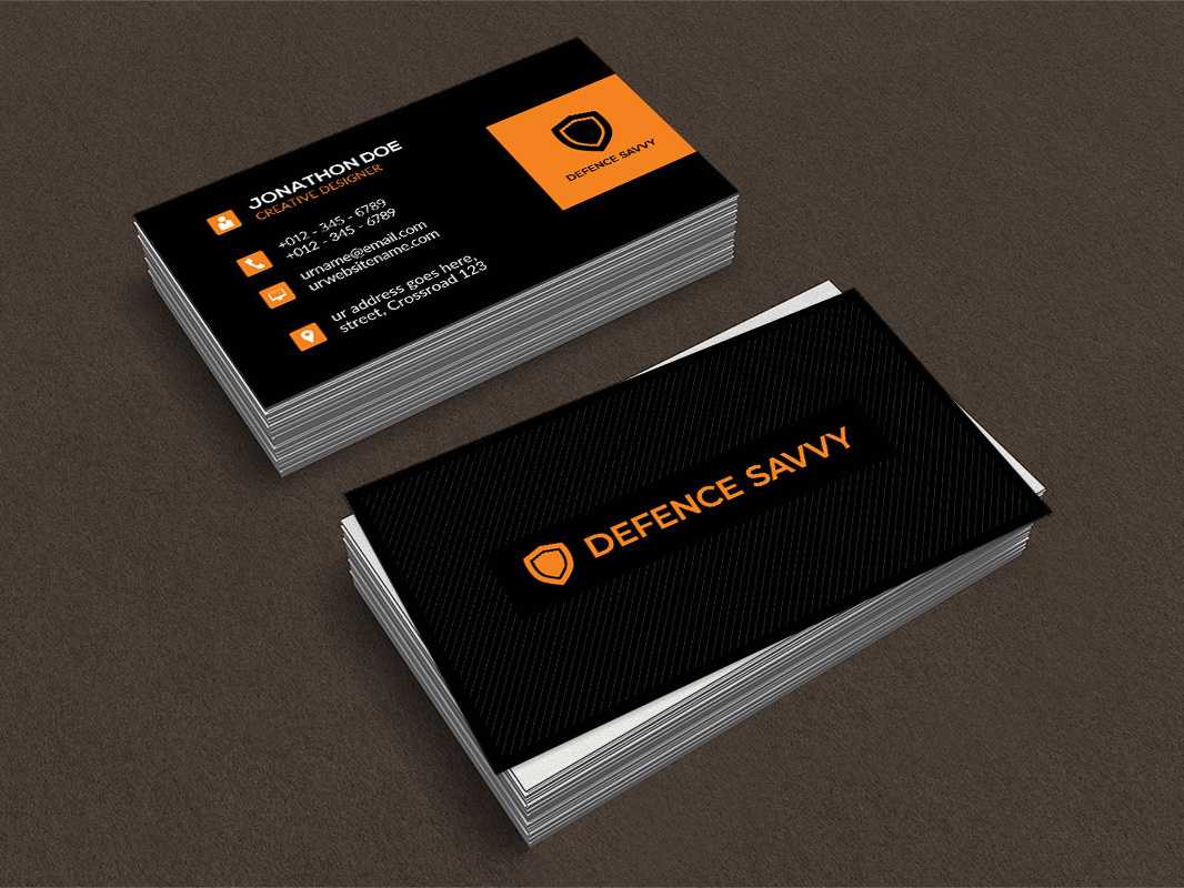 Black Business Card Templatemuhammad Ohid On Dribbble With Regard To Buisness Card Templates