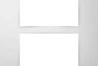 Blank Business Card Mockup inside Plain Business Card Template