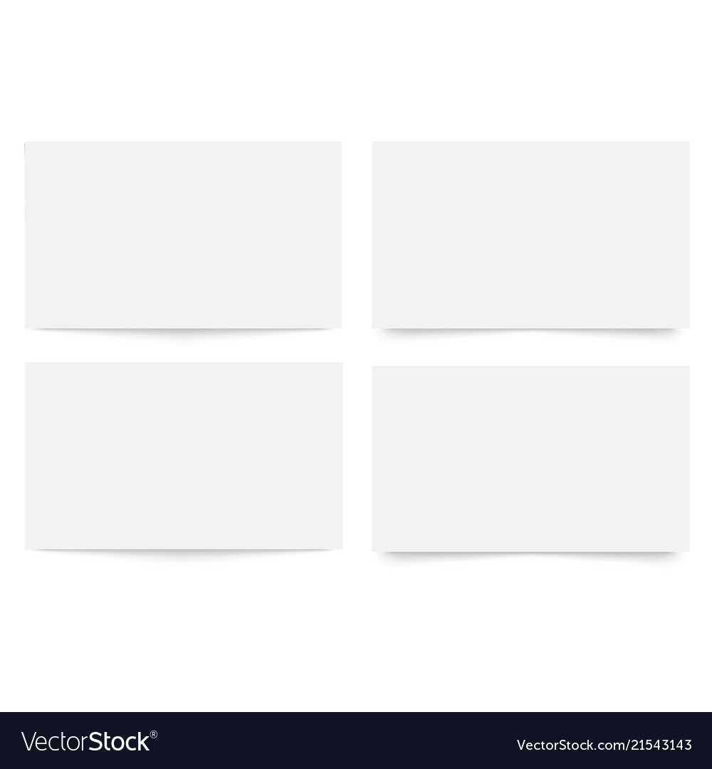 Blank Empty Business Card Template Intended For Plain Business Card Template Word