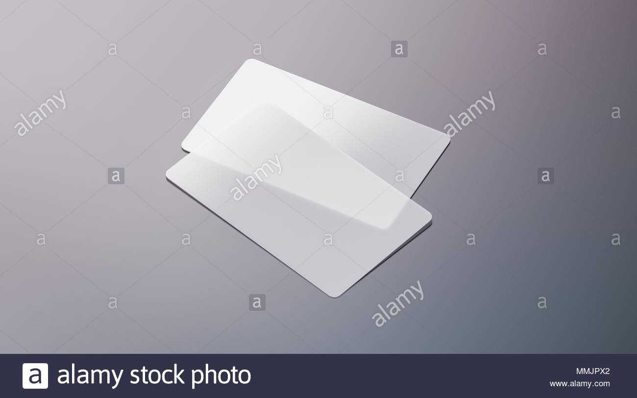 Blank Plastic Transparent Business Cards Mock Up, 3D Inside Transparent Business Cards Template