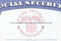 Blank Social Security Card Template Download - Great within Social Security Card Template Download