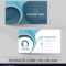 Blue Creative Business Card Template For Unique Business Card Templates Free