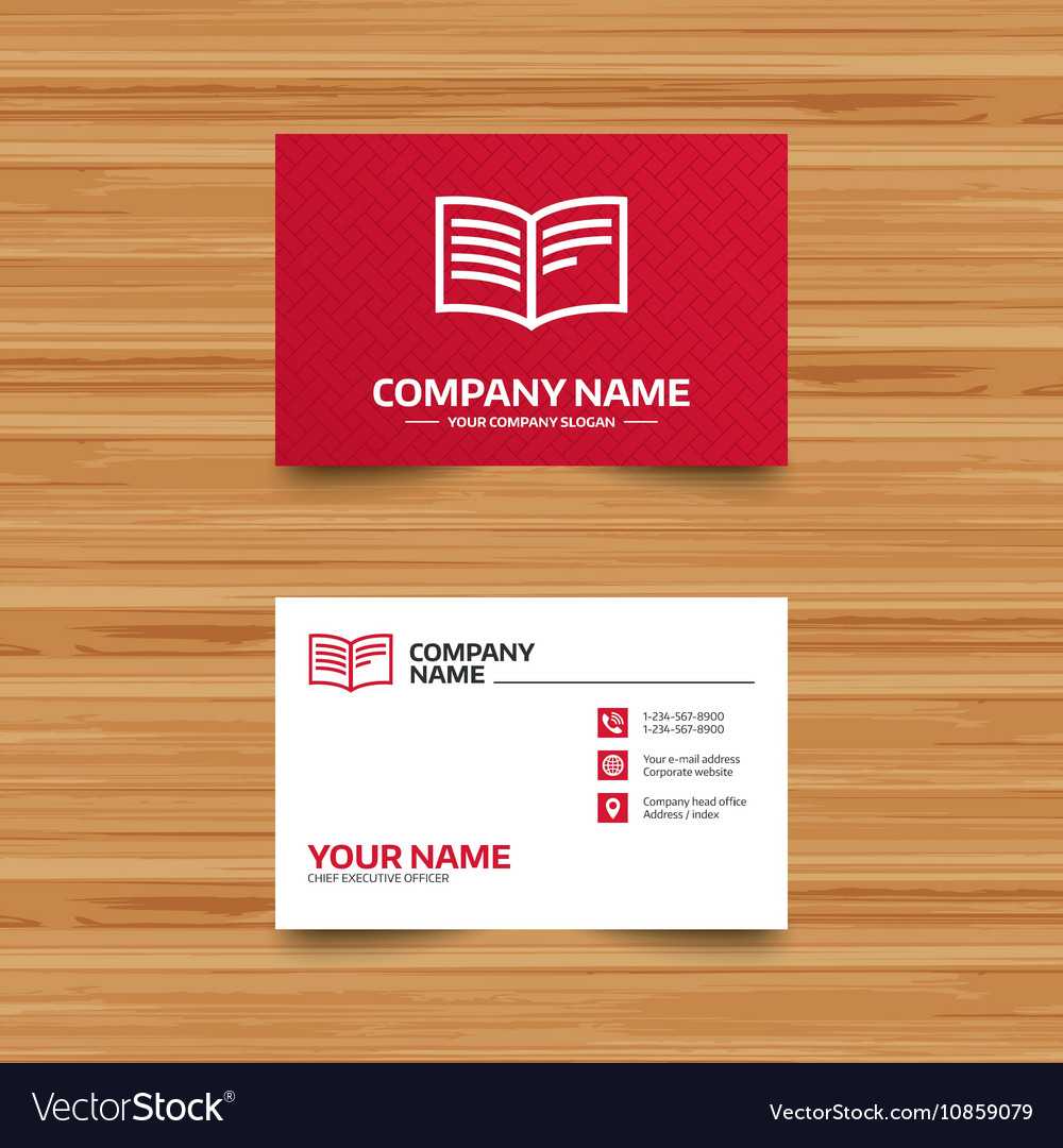 Book Sign Icon Open Book Symbol With Regard To Open Office Index Card Template