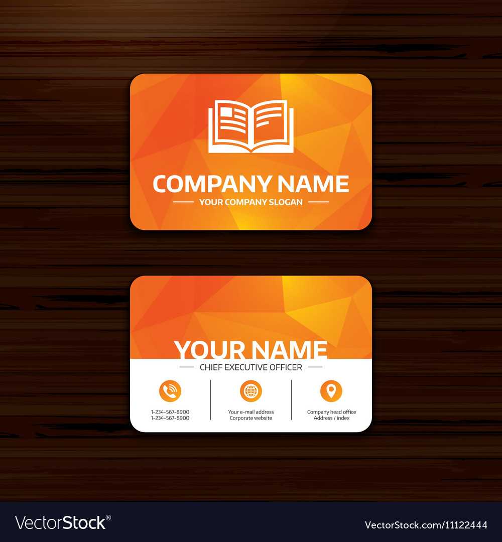 Book Sign Icon Open Book Symbol Within Index Card Template Open Office