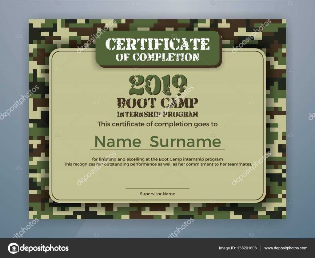 Boot Camp Certificate Template | Boot Camp Internship Pertaining To Boot Camp Certificate Template