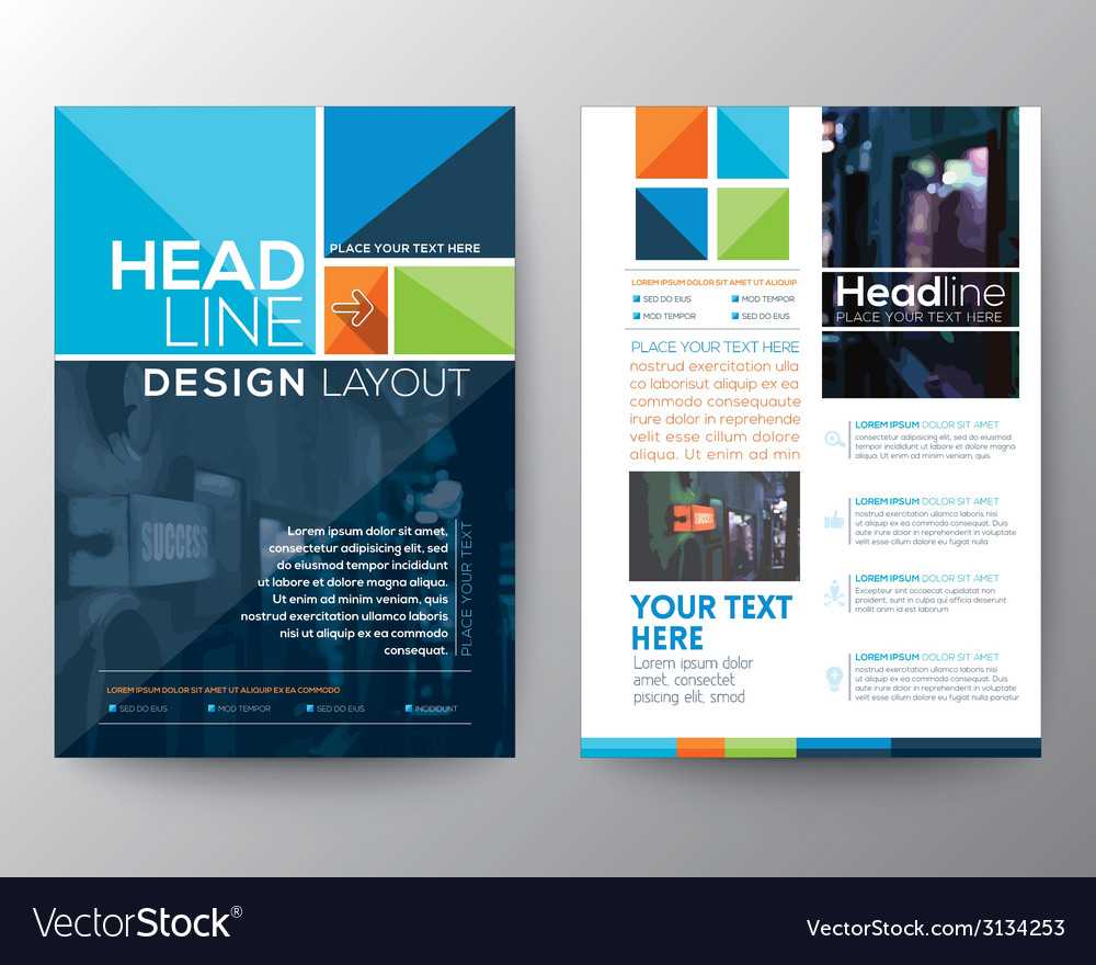 Brochure Flyer Design Layout Template In A4 Size Inside E Brochure Design Templates