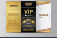 Brochure Template Invitation For Vip Party within Membership Brochure Template