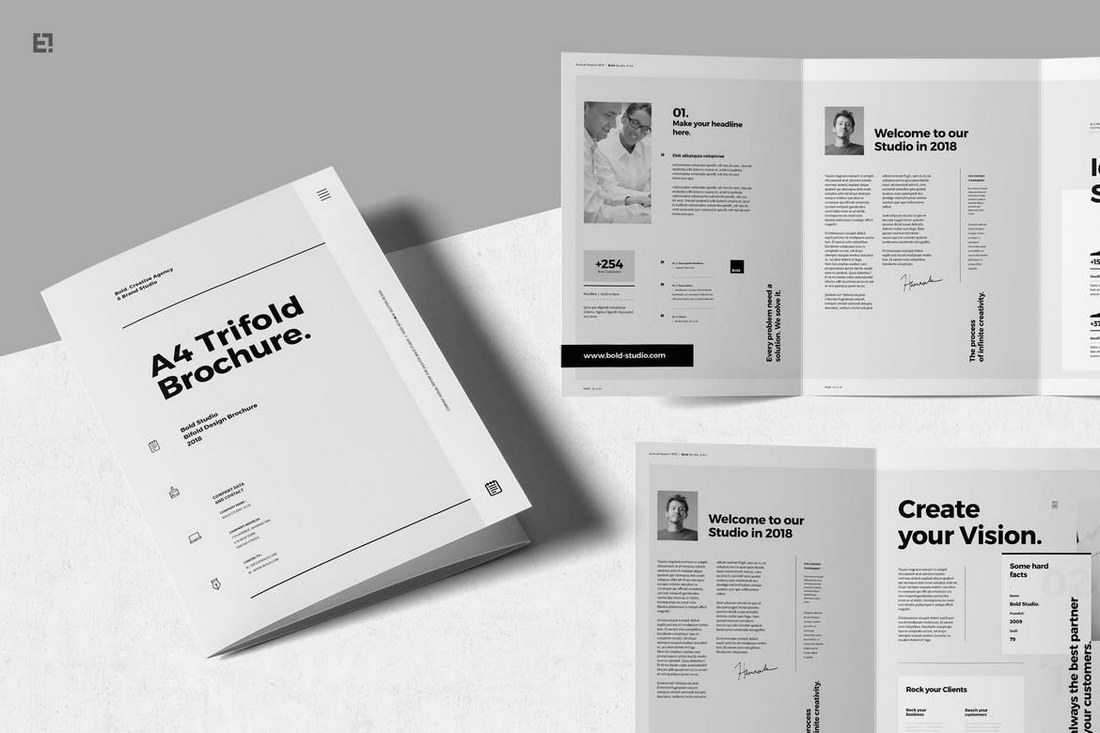 Brochure Templates | Design Shack Within Letter Size Brochure Template