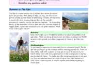 Brochure Writing - Amazing Mountain Resorts in Travel Brochure Template Ks2