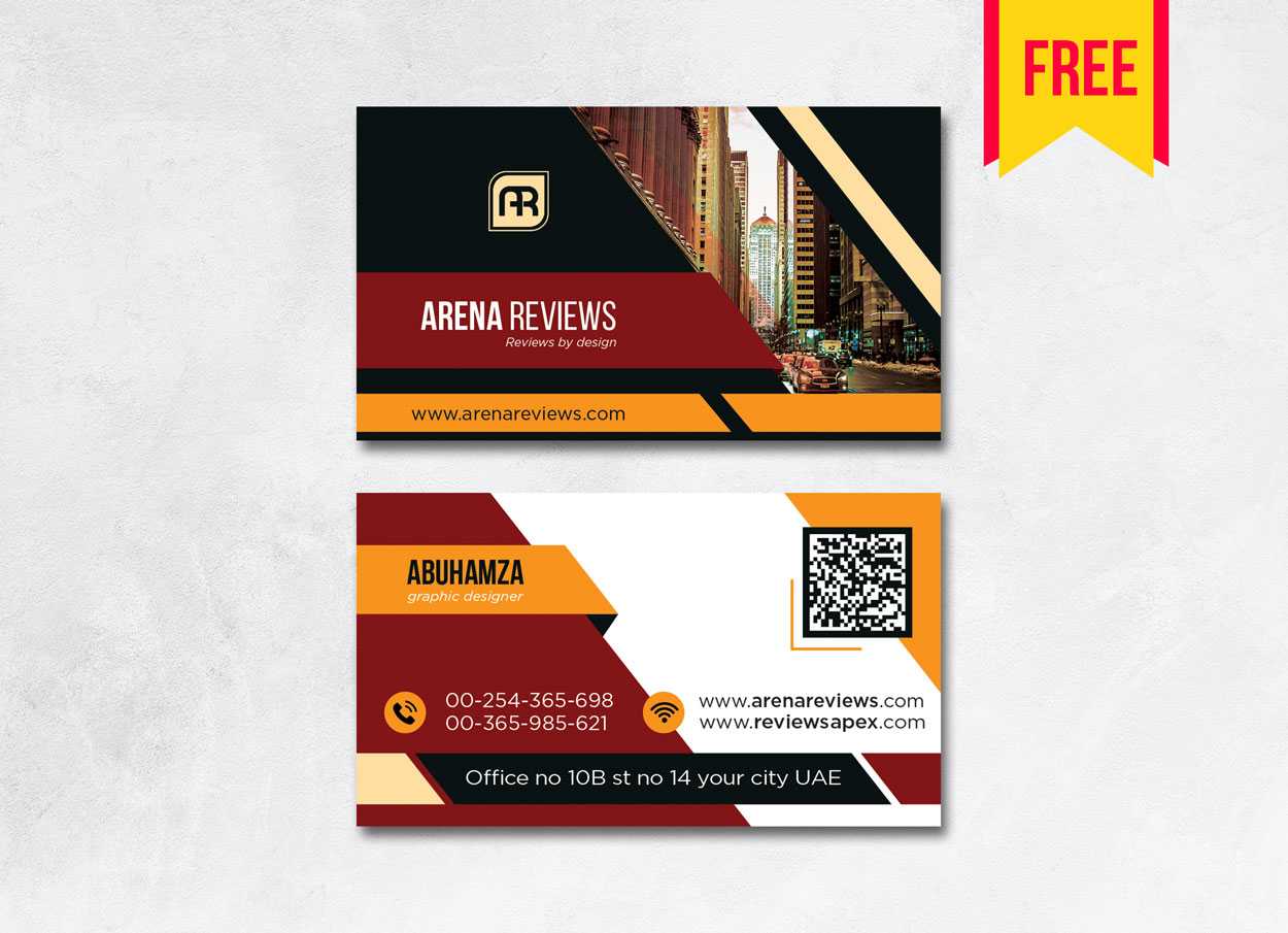 Building Business Card Design Psd – Free Download | Arenareviews In Business Card Size Template Photoshop