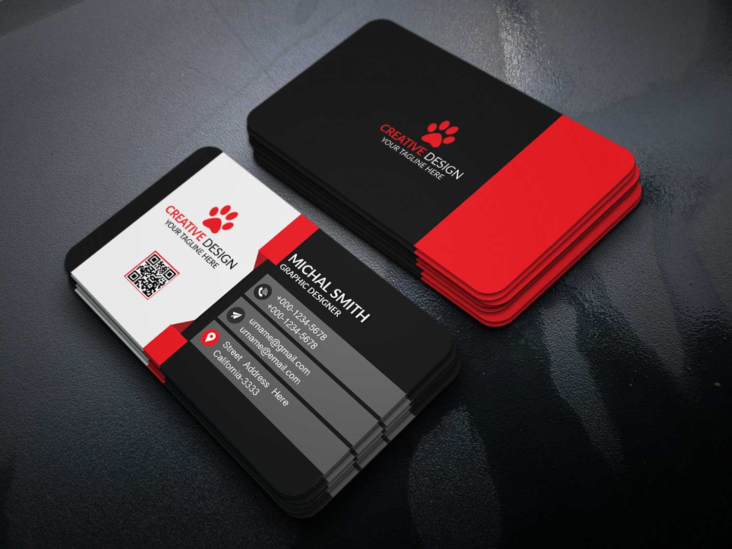 Business Card Design (Free Psd) On Behance Inside Templates For Visiting Cards Free Downloads