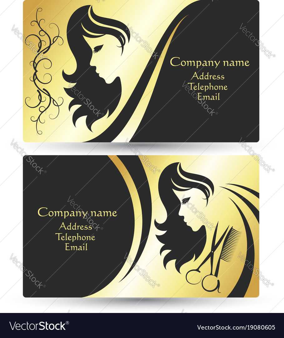 Business Card For Beauty Salon For Hairdresser Business Card Templates Free