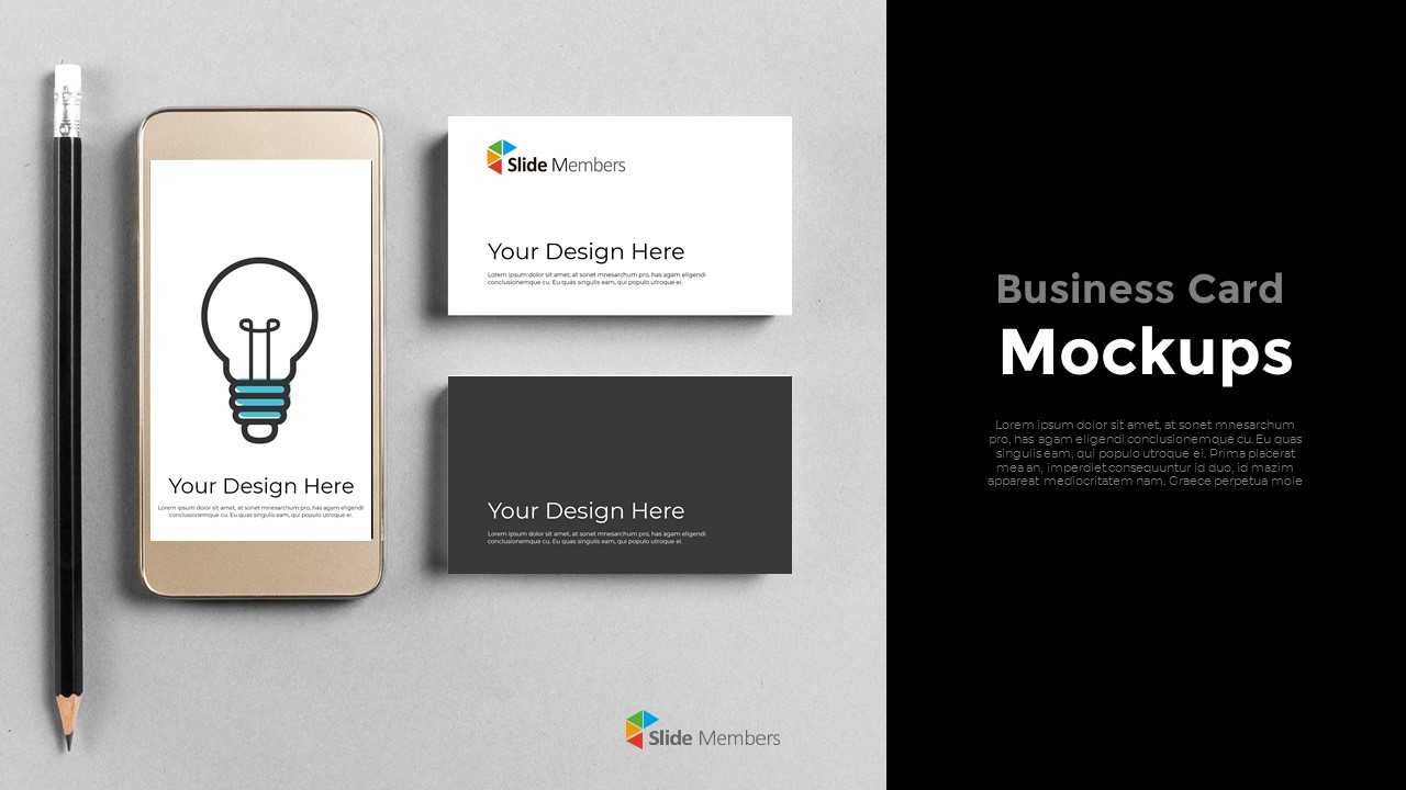 Business Card Mockups Modern Ppt Templates With Regard To Google Search Business Card Template