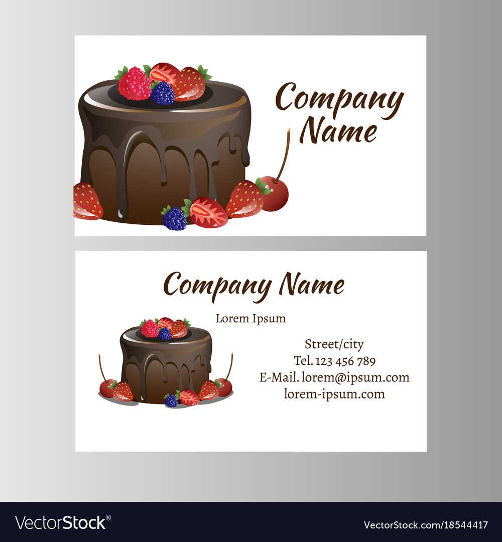 Business Card Template For Bakery Business Intended For Cake Business Cards Templates Free