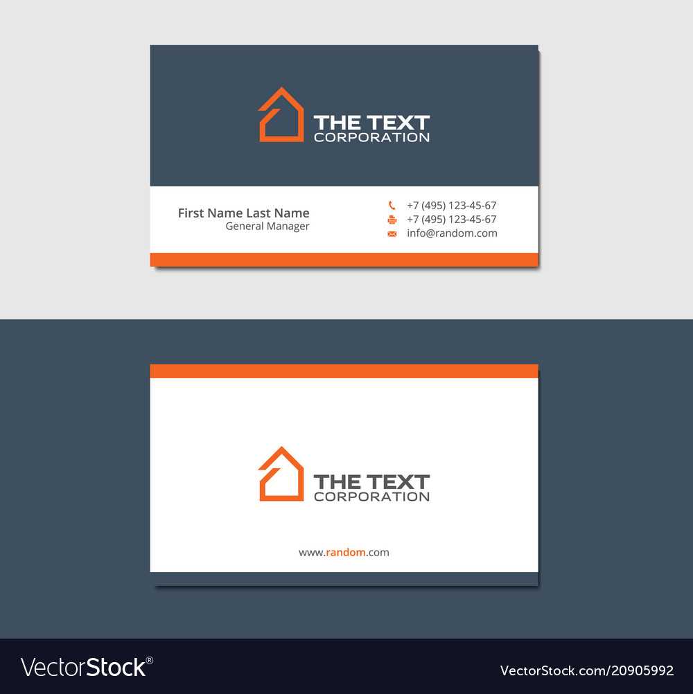 Business Cards Template For Real Estate Agency In Real Estate Business Cards Templates Free