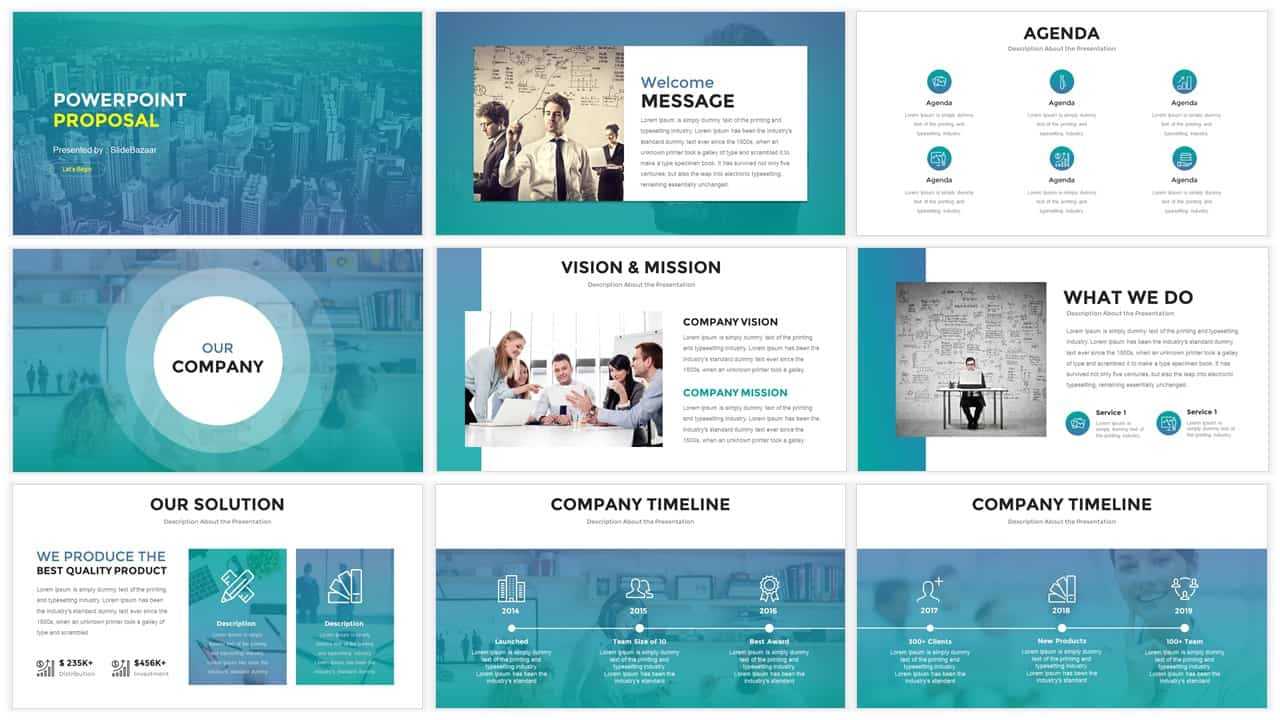 Business Proposal Powerpoint Template | Slidebazaar Regarding Powerpoint 2013 Template Location