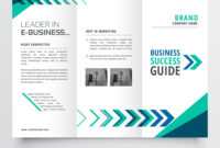Business Tri Fold Brochure Template Design With for Adobe Tri Fold Brochure Template