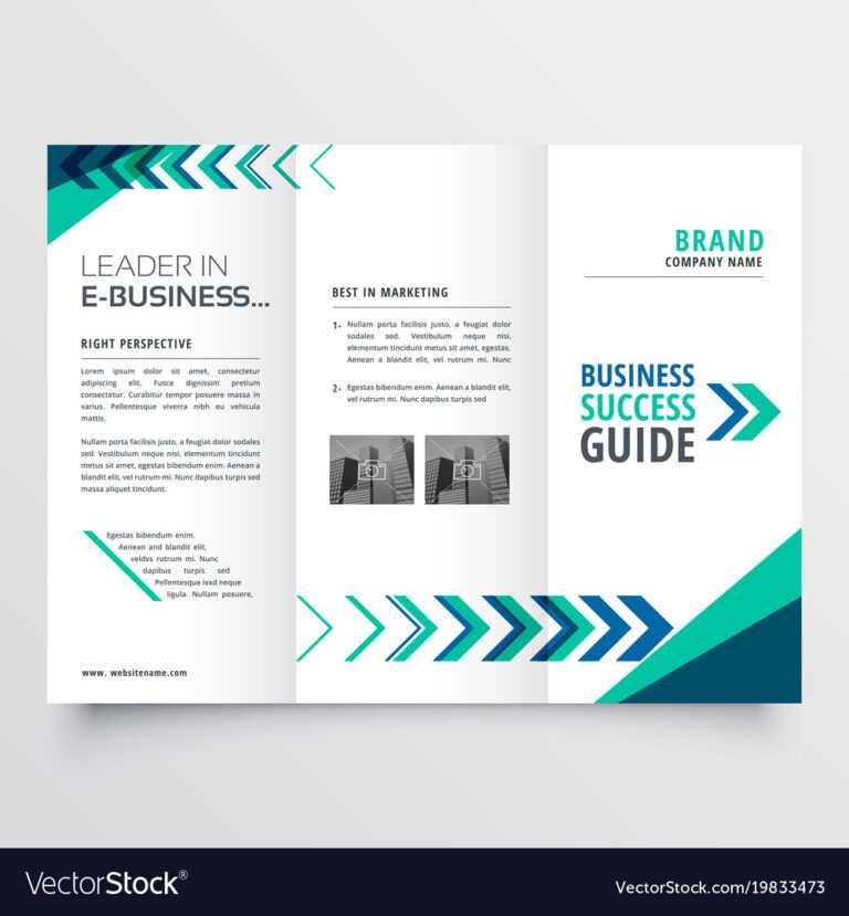 Business Tri Fold Brochure Template Design With In Tri Fold Brochure Ai ...