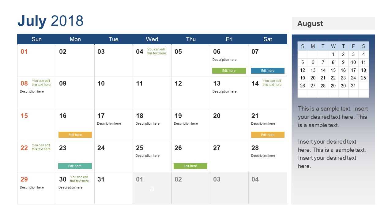 Calendar Templates Powerpoint – Milas.westernscandinavia With Regard To Microsoft Powerpoint Calendar Template