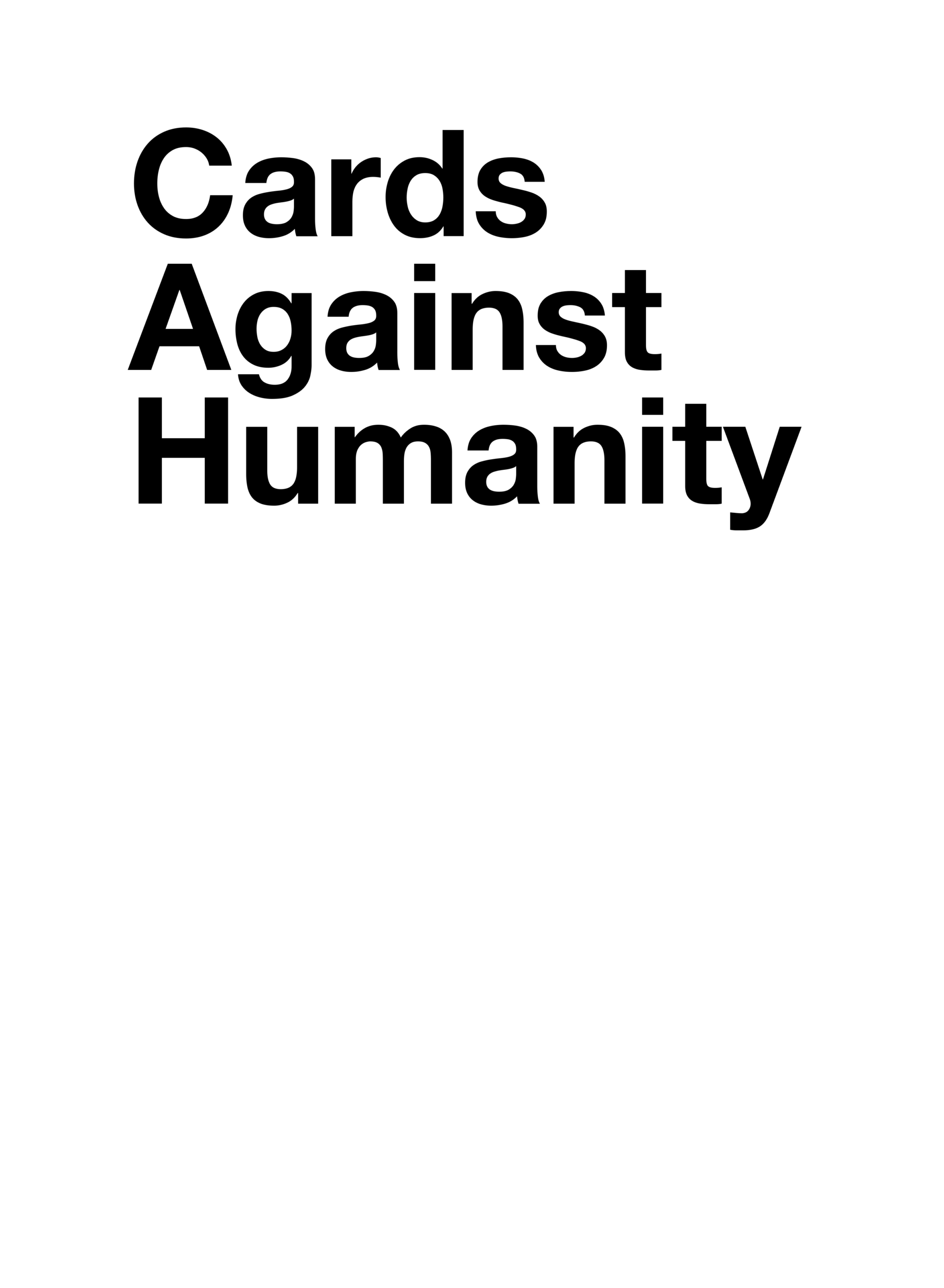Cards Against Humanity – Card Generator Intended For Cards Against Humanity Template