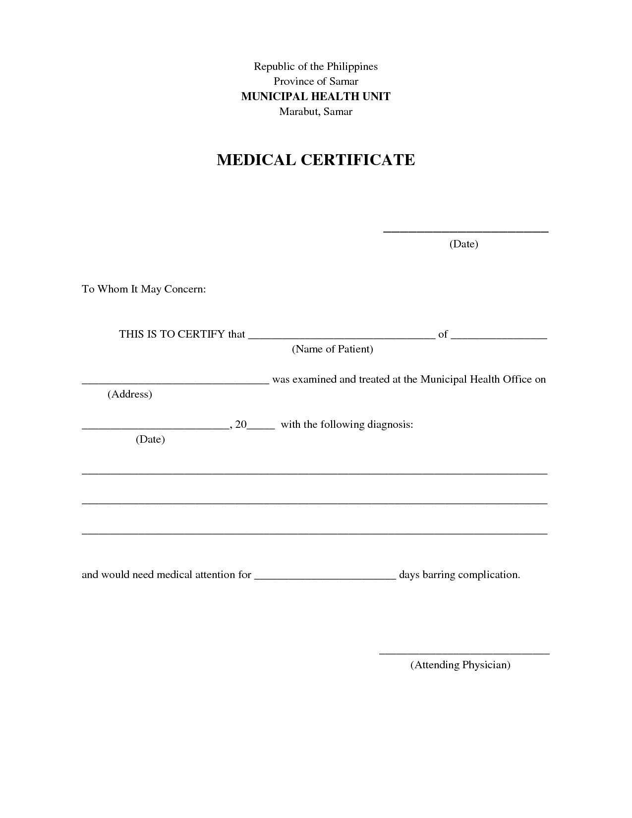 Certificate Clipart Medical Certificate, Certificate Medical For Free Fake Medical Certificate Template