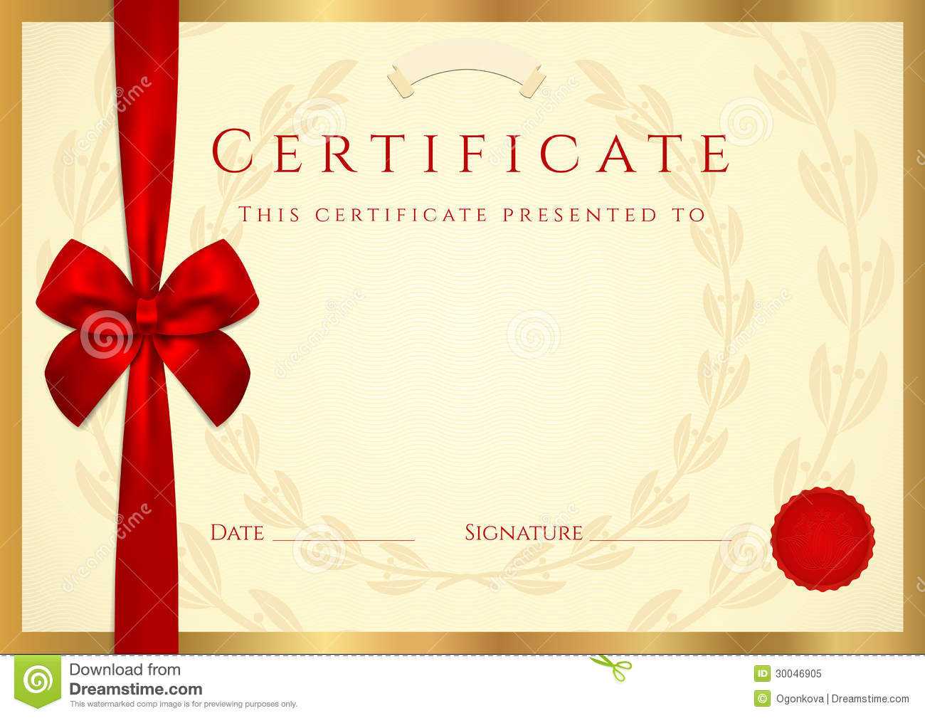 Certificate Completion Congrats Template Certificate Intended For Graduation Gift Certificate Template Free