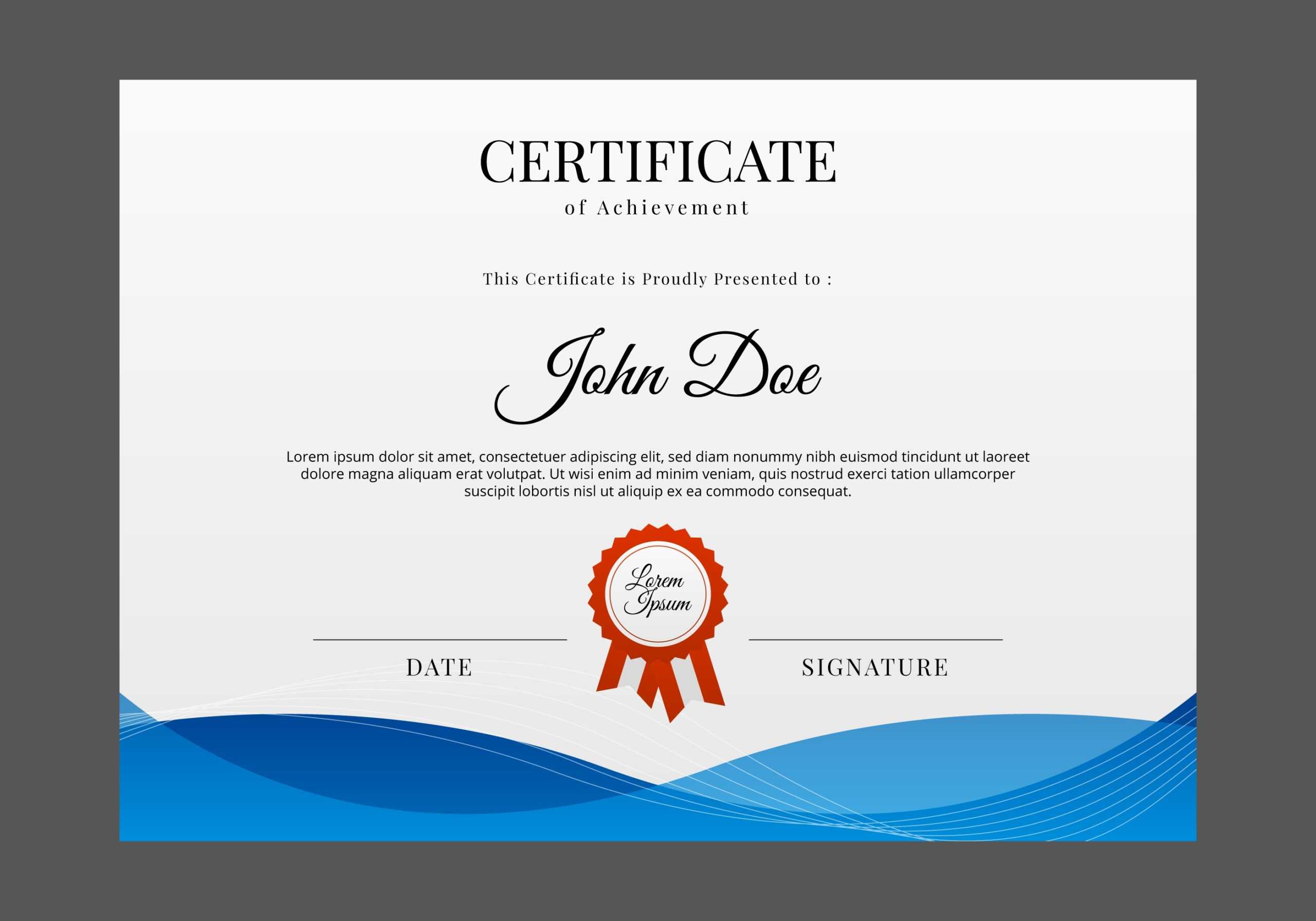 Certificate Design Free Vector Art – (10,170 Free Downloads Inside Free Art Certificate Templates