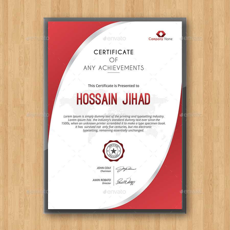 Certificate Intended For Indesign Certificate Template