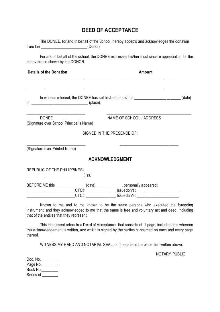 Certificate Of Acceptance Sample - Milas.westernscandinavia In Certificate Of Acceptance Template