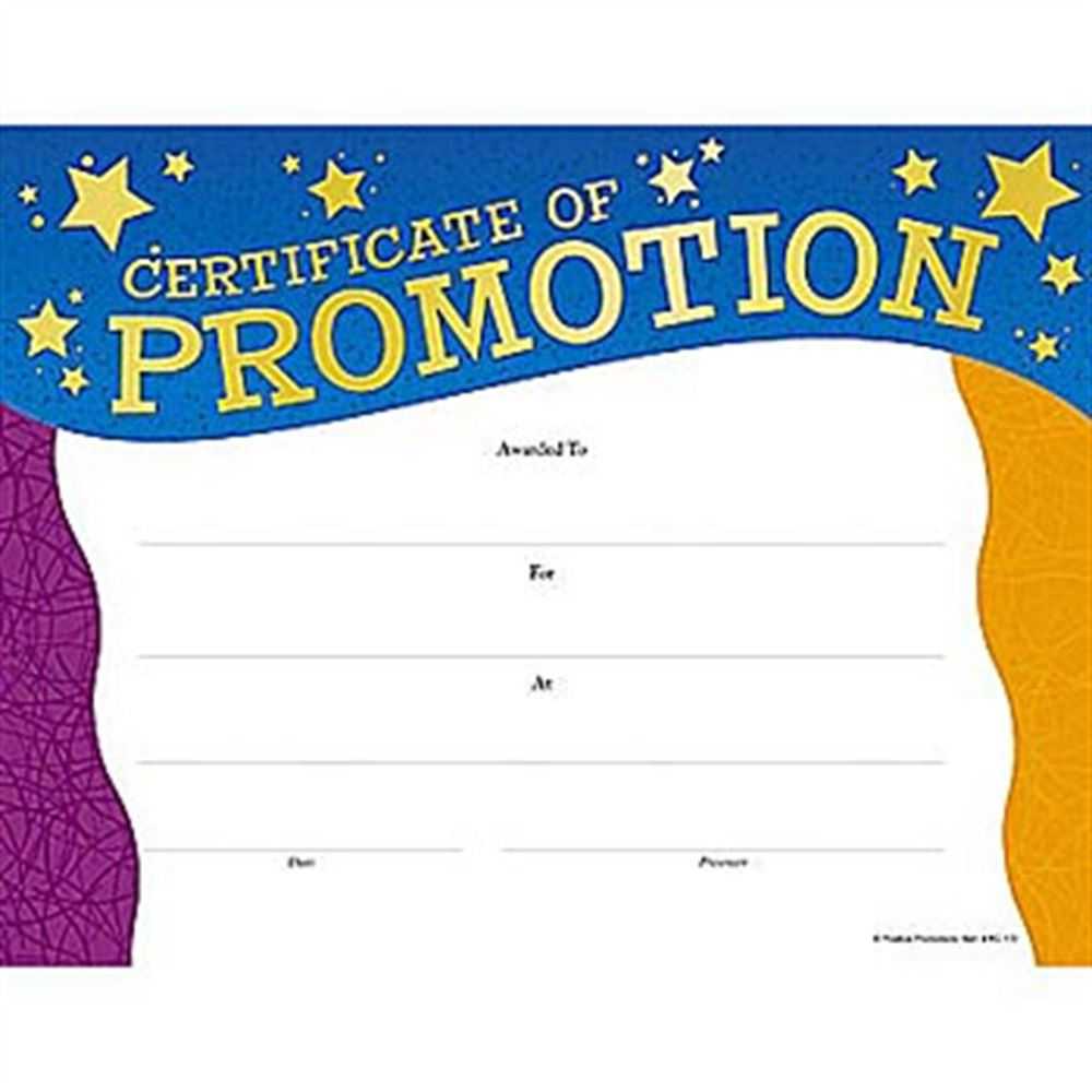 Certificate Of Promotion Gold Foil Stamped Certificate Pertaining To Officer Promotion Certificate Template