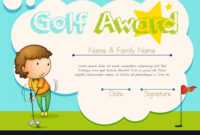 Certificate Template For Golf Award pertaining to Golf Certificate Template Free
