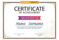 Certificate Template,diploma Layout,a4 Size ,vector within Certificate Template Size