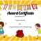 Certificates For Kids With Children's Certificate Template