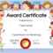 Certificates For Kids With Regard To Children's Certificate Template