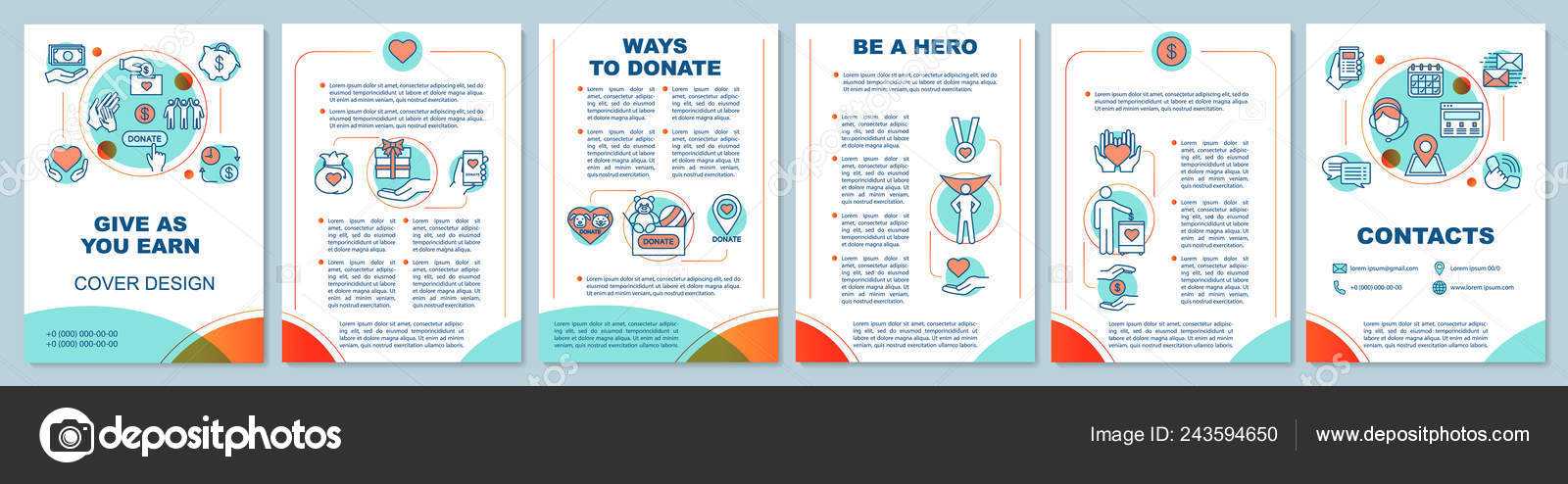Charitable Foundation Brochure Template Volunteering For Volunteer Brochure Template
