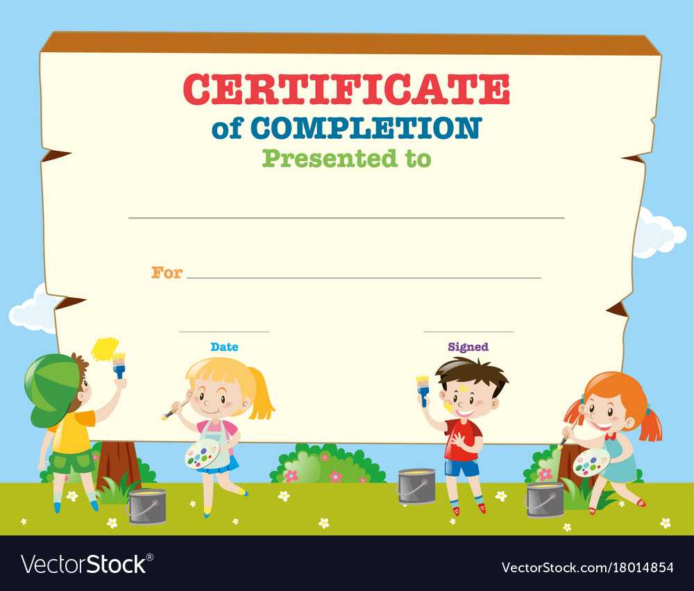 Children Certificate Template – Milas.westernscandinavia With Regard To Children's Certificate Template