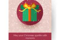 Christmas Brochure Template Abstract Typographical within Christmas Brochure Templates Free