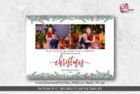 Christmas Card Template For Photographers inside Holiday Card Templates For Photographers