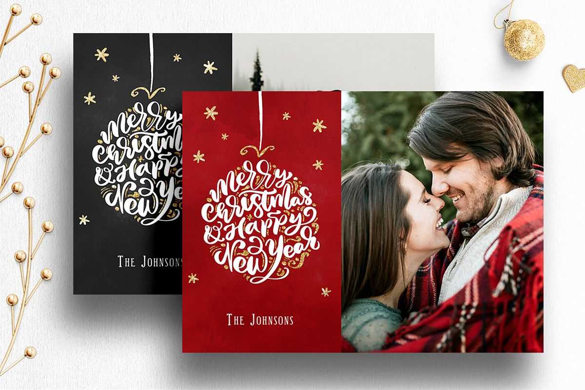 Christmas Card Templates For Photographers - Milas Intended For Free Photoshop Christmas Card Templates For Photographers