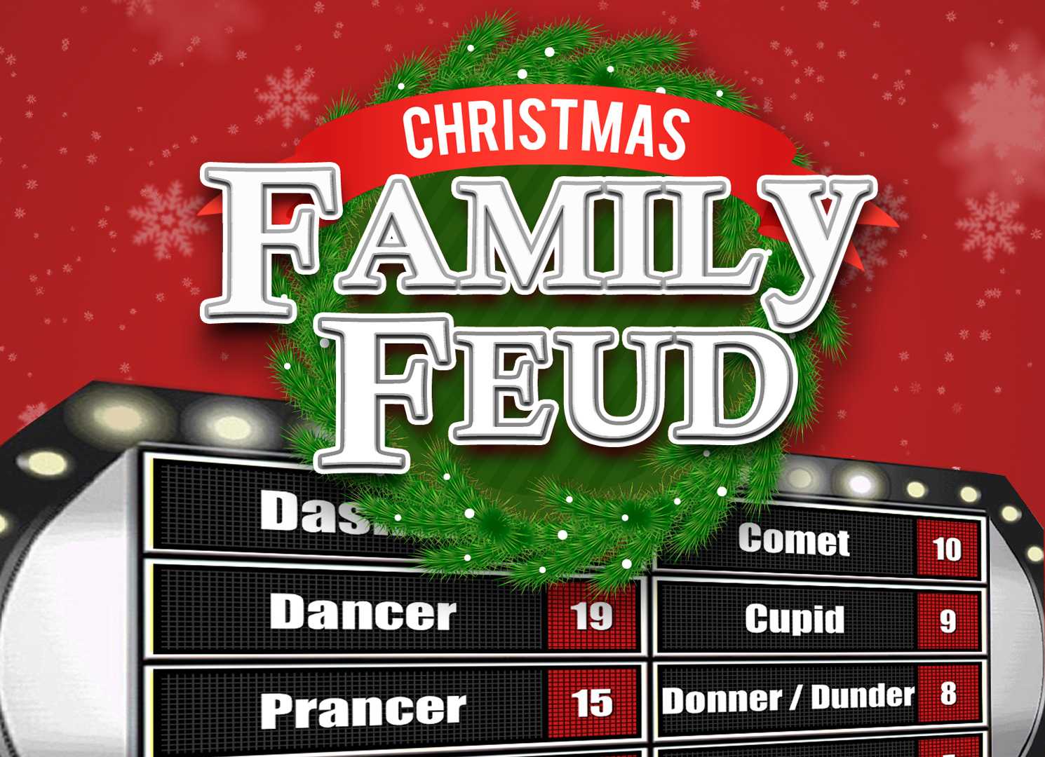 Christmas Family Feud Trivia Powerpoint Game – Mac And Pc In Family Feud Game Template Powerpoint Free